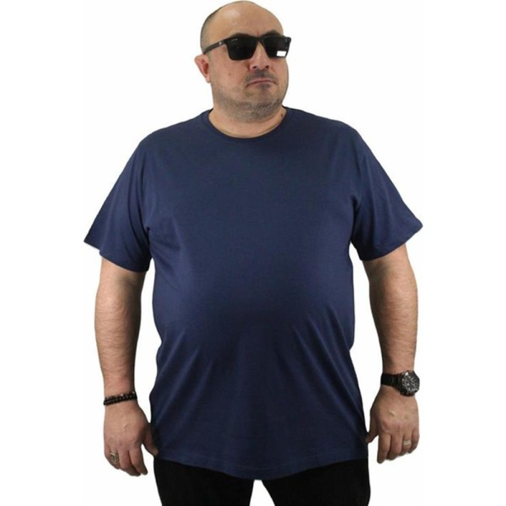 Starbattal Büyük Beden Basic Tişört 11100 Marin Erkek T-shirt Fiyatı