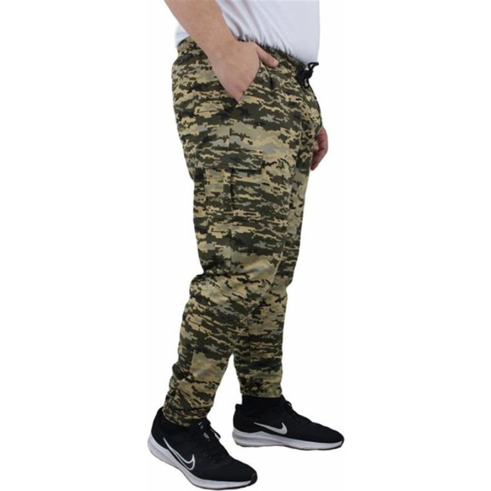 Starbattal Büyük Beden Commando Camouflage Erkek Eşofman Altı 23501 Askeri Yeşil Erkek Eşofman Fiyatı