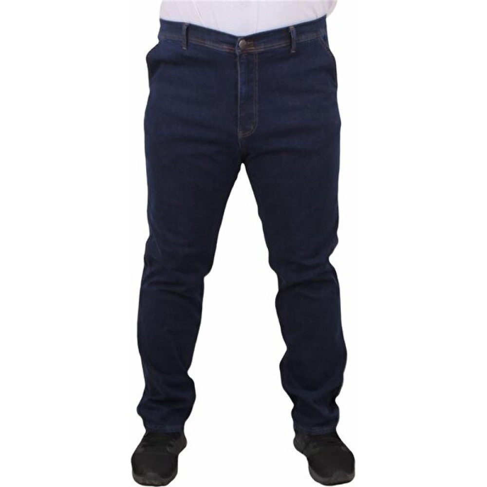 Starbattal Büyük Beden Pantolon Yan Cepli Klasik 11908 Koyu Mavı Erkek Jeans / Kot Pantolon Fiyatı