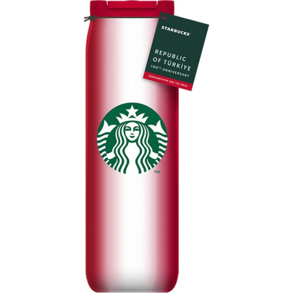 Starbucks Starbucks® 100. Yıl Özel Seri Paslanmaz Çelik Termos - Kırmızı - 473 ml - 11149454 Kamp Mutfağı Fiyatı
