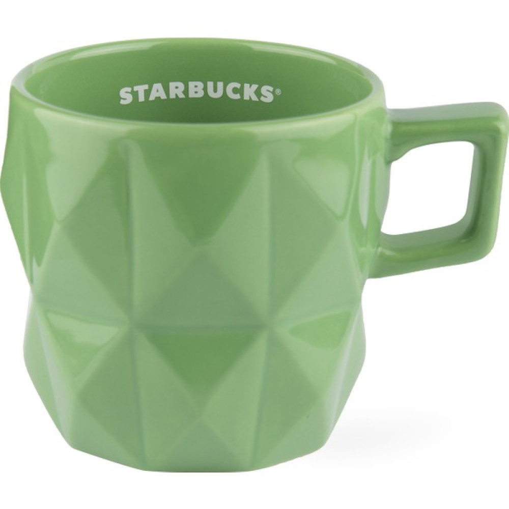 Starbucks Yeşil Renkli Mozaik Desenli Kupa 284 ml - 0,28 L - Lime Yeşili Oto Boyaları Fiyatı