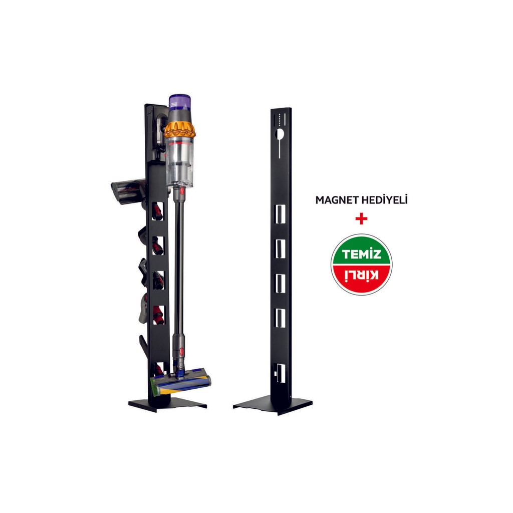 Stark Dyson Uyumlu Dikey Süpürge Standı Siyah Renk V15 - V12 - V11 - V10 - V8 Şarjlı Süpürgeler Fiyatı
