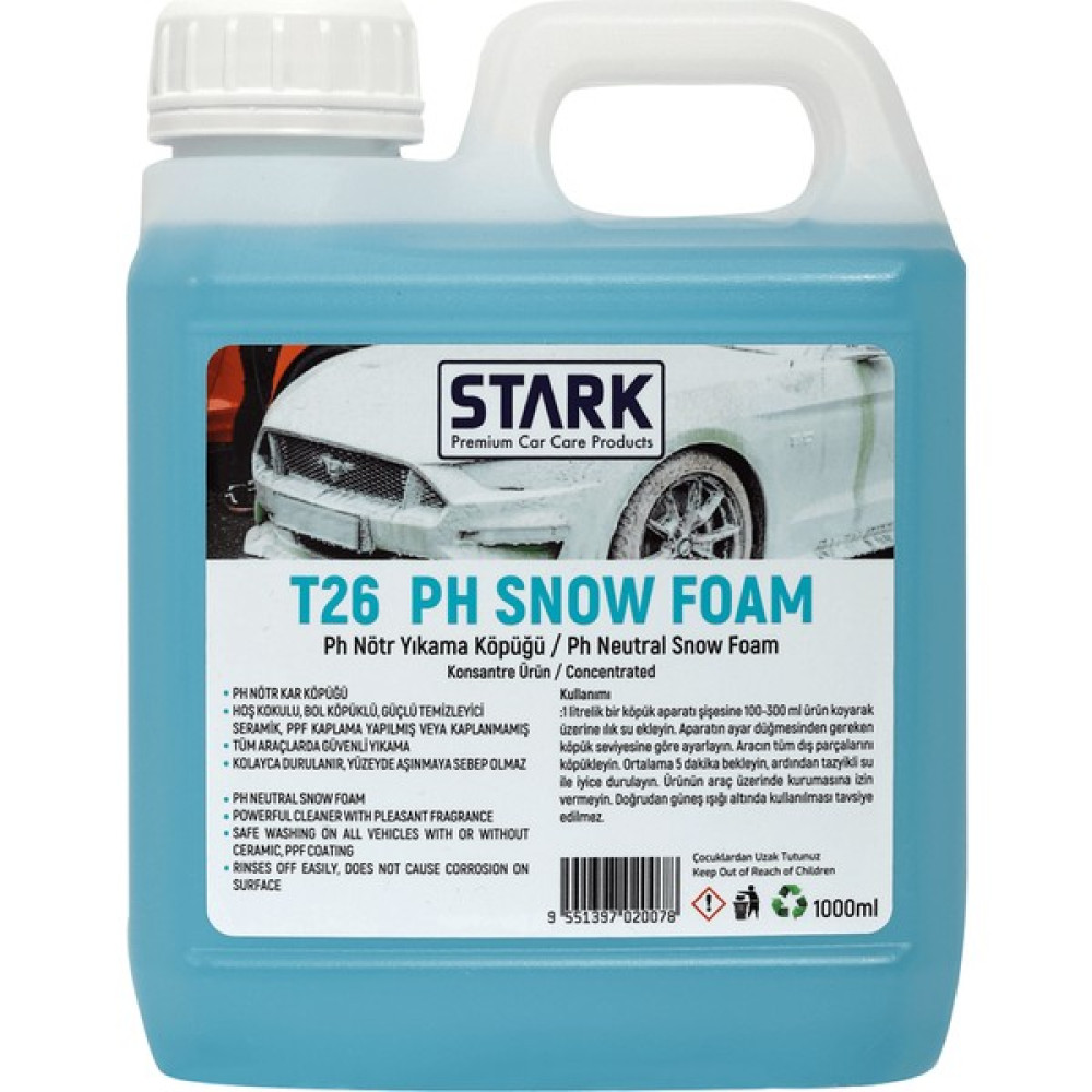 Stark Premium T26 Ph Snow Foam Ph Nötr Yıkama Köpüğü 1 Lt - Mavi Oto Yıkama Ürünleri Fiyatı