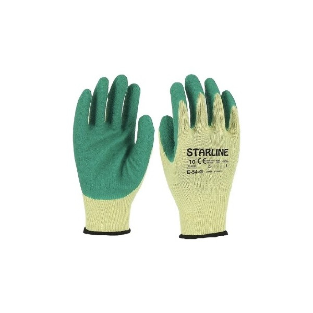 Starline Camcı Eldiveni Lateks Starline E-54 G Yeşil Beden 9 Oto Boyaları Fiyatı