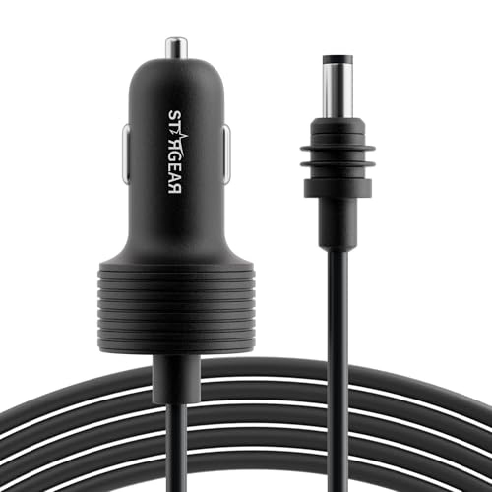 Starlink Mini Cable, 12V Car Adapter 10FT/3M Power Cable for Mini Starlink with Cigarette Lighter Charger, Heavy Duty 16AWG Waterproof DC Power Cord