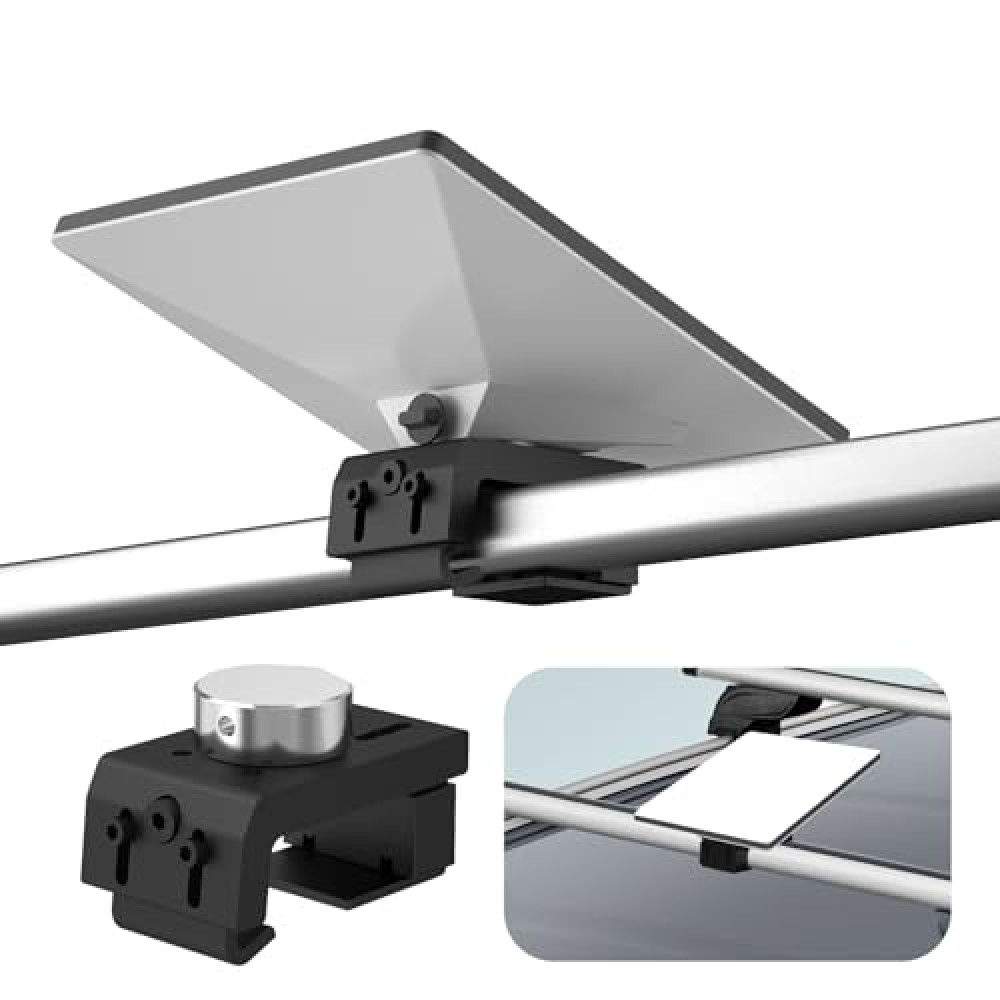 Starlink Mini Mount, Starlink Mini Rv Ladder Mount, Starlink Mini Roof Rack Mount,Universally Adjustable Angle Clamp Add an Aluminum Alloy Adapter