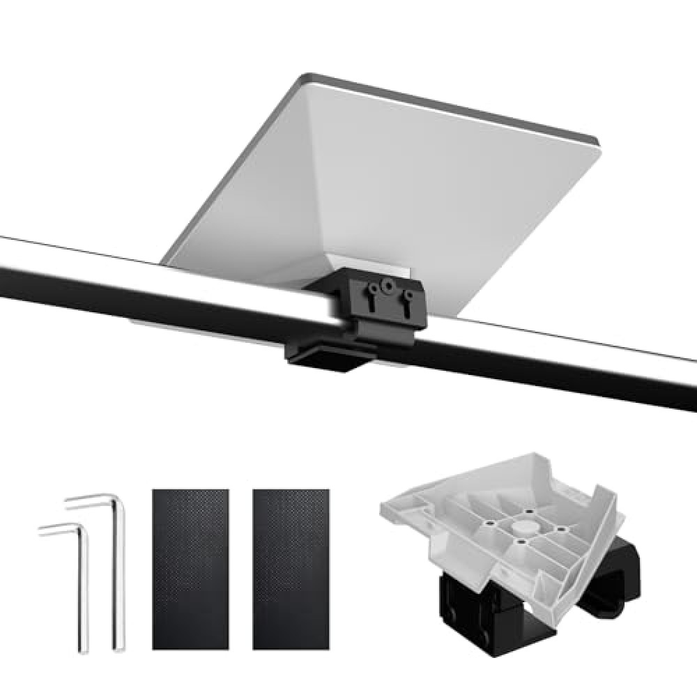 Starlink Mini Mount – Universal Flat Tube Roof Rack Mount, Starlink Mini Rv Ladder Mount, Fits Poles up to 80mm (3.15"), Adjustable for 20-40mm (0.78"-1.57")，with Rubber Cushion, Easy Installation