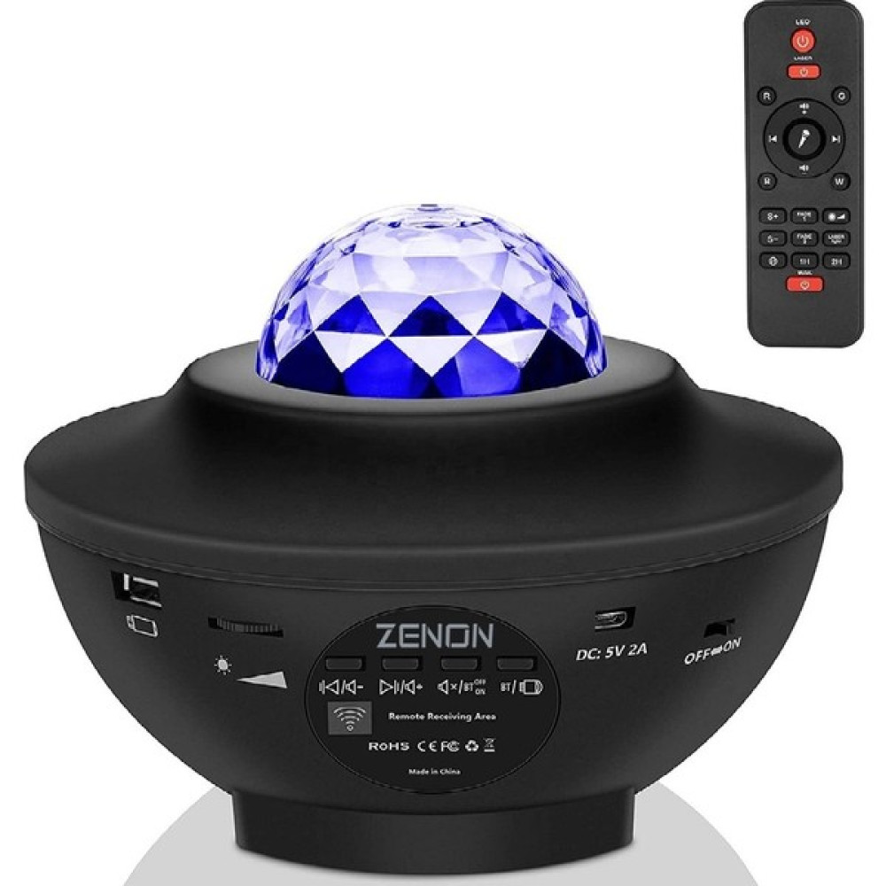 Starry Projektör Hoparlör Gece Lambası - Siyah Bluetooth Hoparlör Fiyatı
