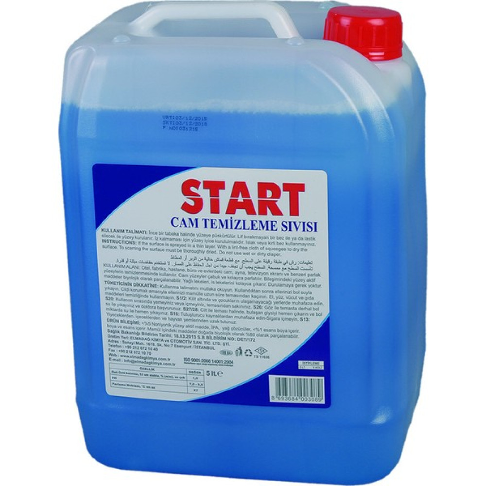 Start Cam Temizleme Sıvısı 5 lt Camsil Temizlik Malzemeleri Fiyatı
