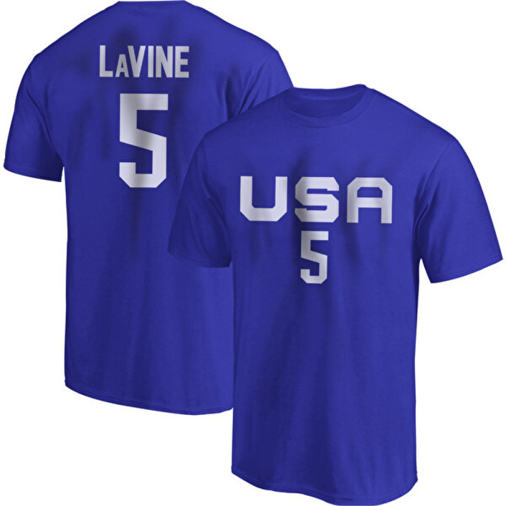 Starter Olympic Team Zach Lavine Tshirt T-Shirt & Sweatshirt (Outdoor) Fiyatı