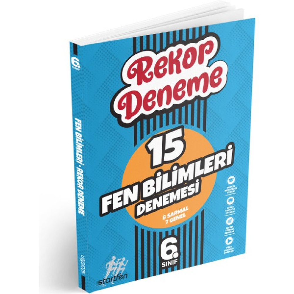 Startfen Yayınları 6. Sınıf Fen Bilimleri Rekor Deneme Kaynak Kitapları Fiyatı