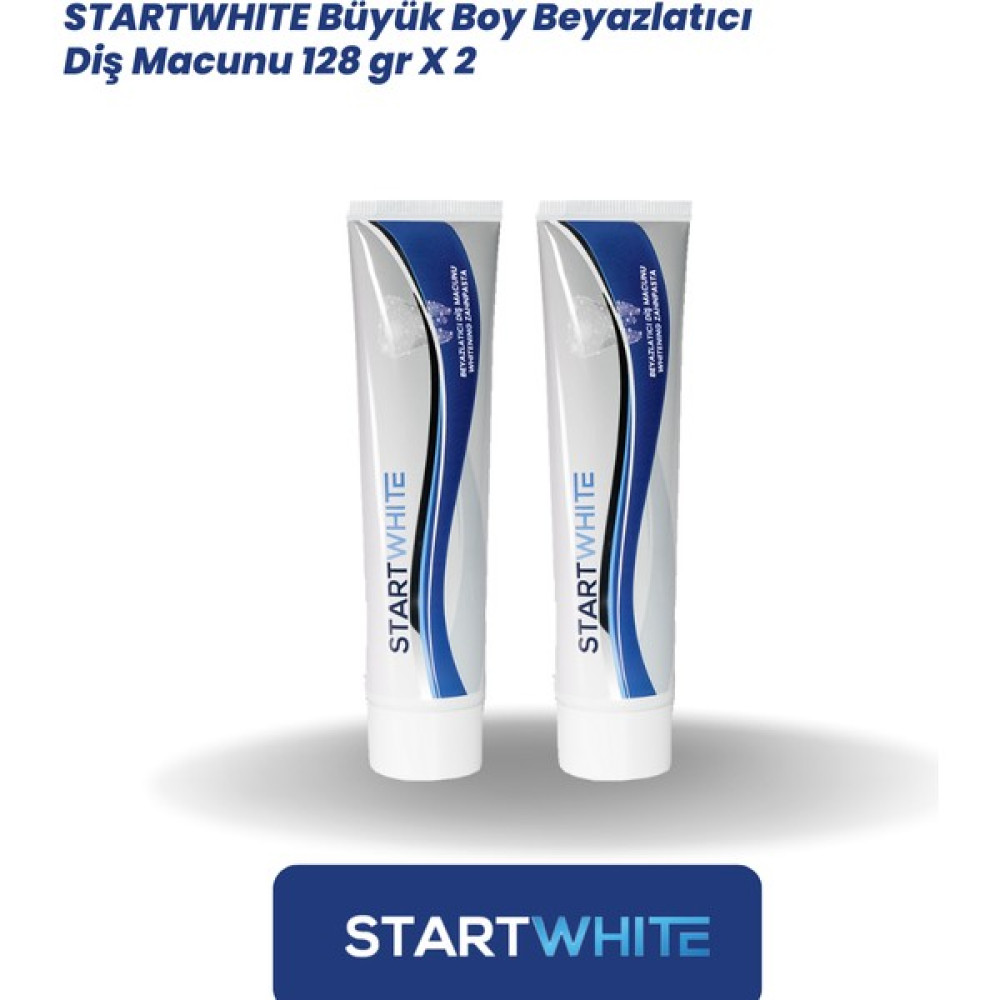 Startwhite Büyük Boy Beyazlatıcı Diş Macunu 2 x 128 gr Diş Macunları Fiyatı