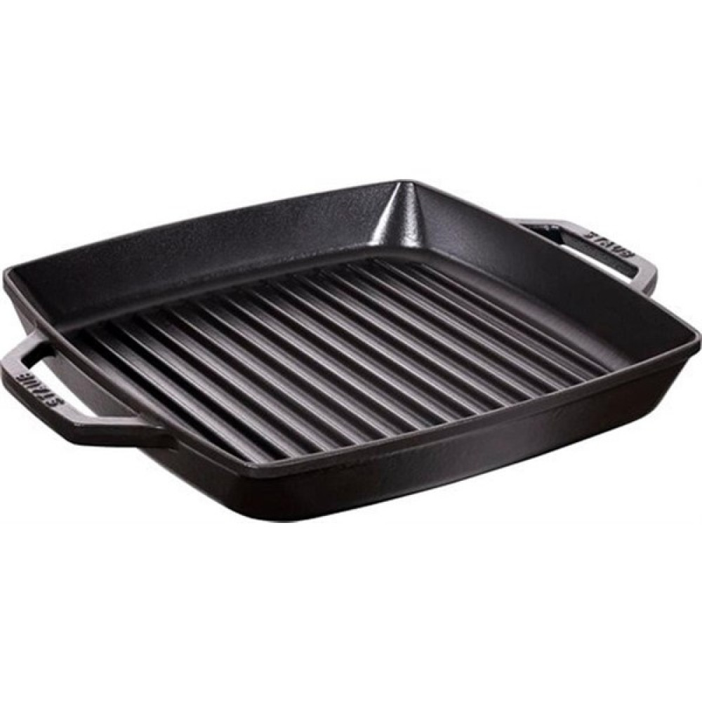 Staub La Cocotte Döküm Demir Izgara Tava 28 X 28 Cm Grafit Gri Tavalar Fiyatı