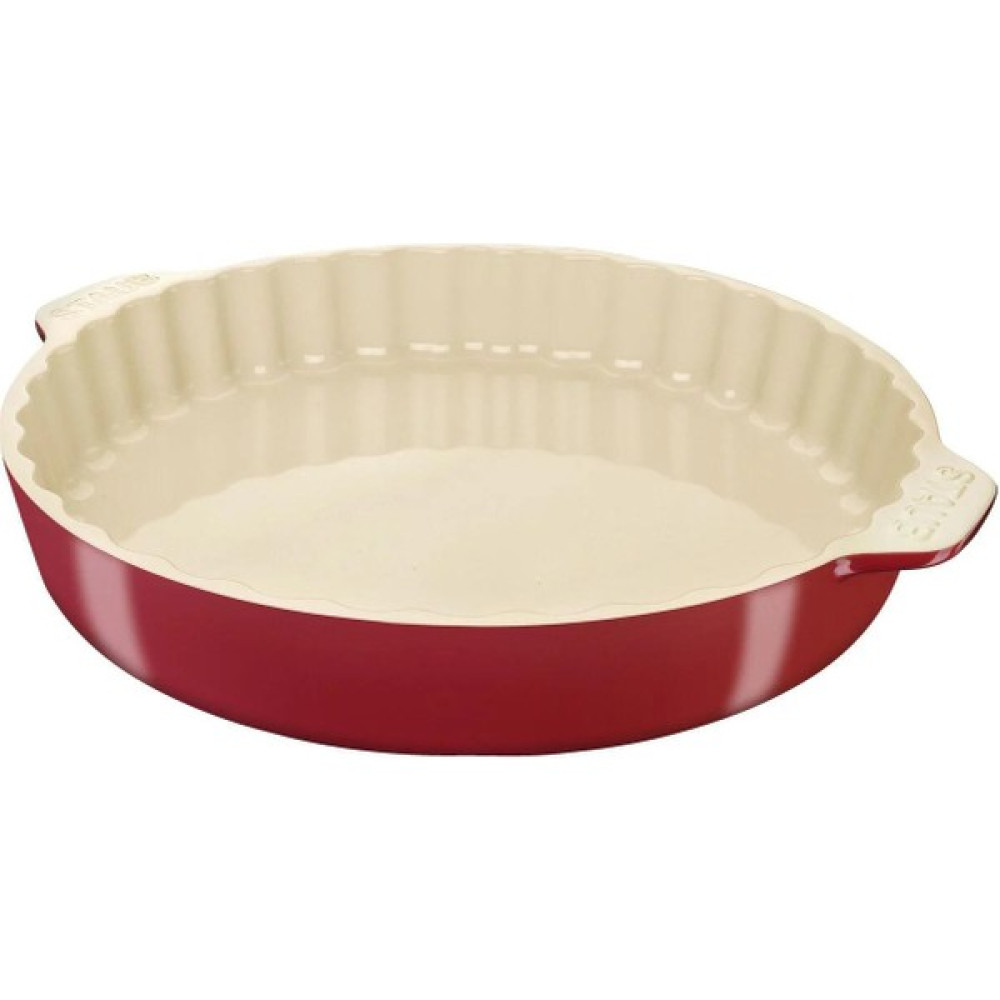 Staub Seramik Yuvarlak Turta Kabı Kırmızı 30CM Kek Kalıpları Fiyatı