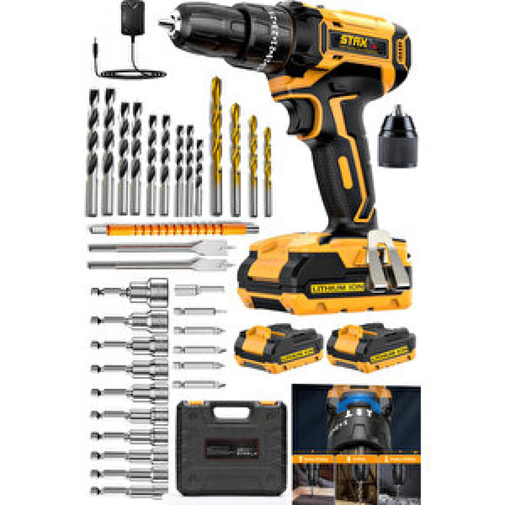 Staxx 25+3 Metal Dişli Çelik Mandren 21700v-lion Yeni Nesil Çift Akülü Darbeli Vidalama Matkap + 32 Pcs Set Matkaplar Fiyatı