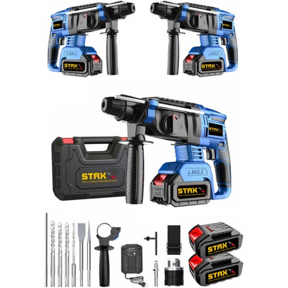 Staxx Power AKT214A Kömürsüz Brushless Motorlu 21V 4AH 5j Akülü Kırıcı Delici Metal Dişli + Set Hediyeli Kırıcı Deliciler & Kırıcılar Fiyatı