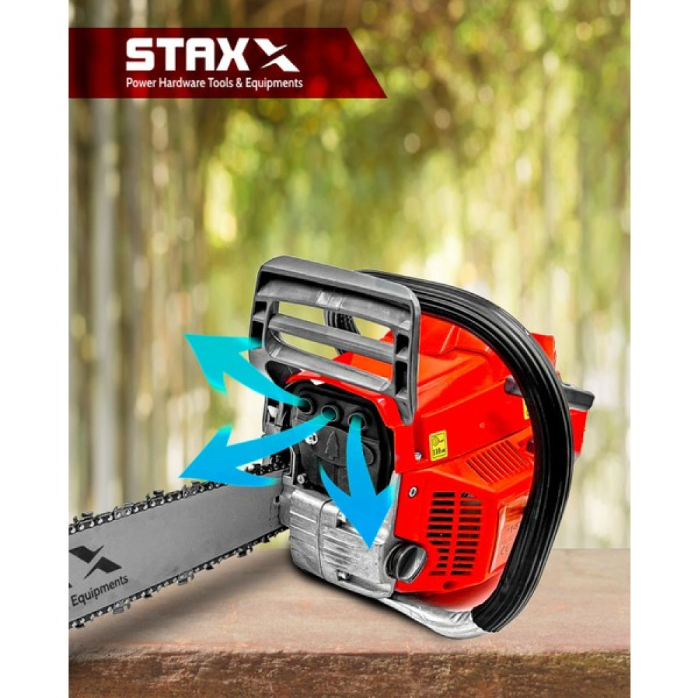 Staxx Power American Çelik Karbüratör Turbo X960 Benzinli Testere Ağaç Kesme Makinası Hızar Ormancı Kesim Motoru Çit Budama Makineleri Fiyatı