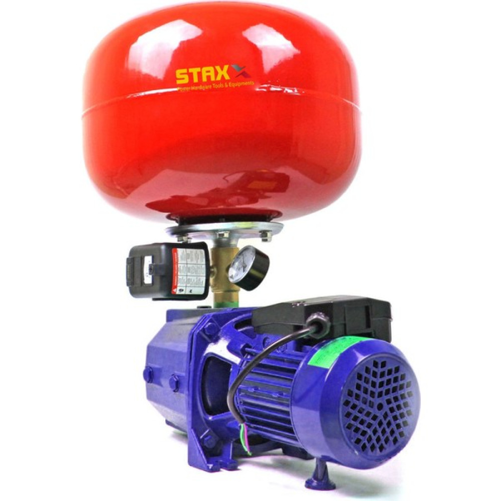 Staxx Power Bakır Sargı QPJ100 24LT Tanklı Santrifüj Otomatik Hidrofor 4 Daire Paket Hidrofor Pompa Seti 0.50 Hp Su Motoru Fiyatı