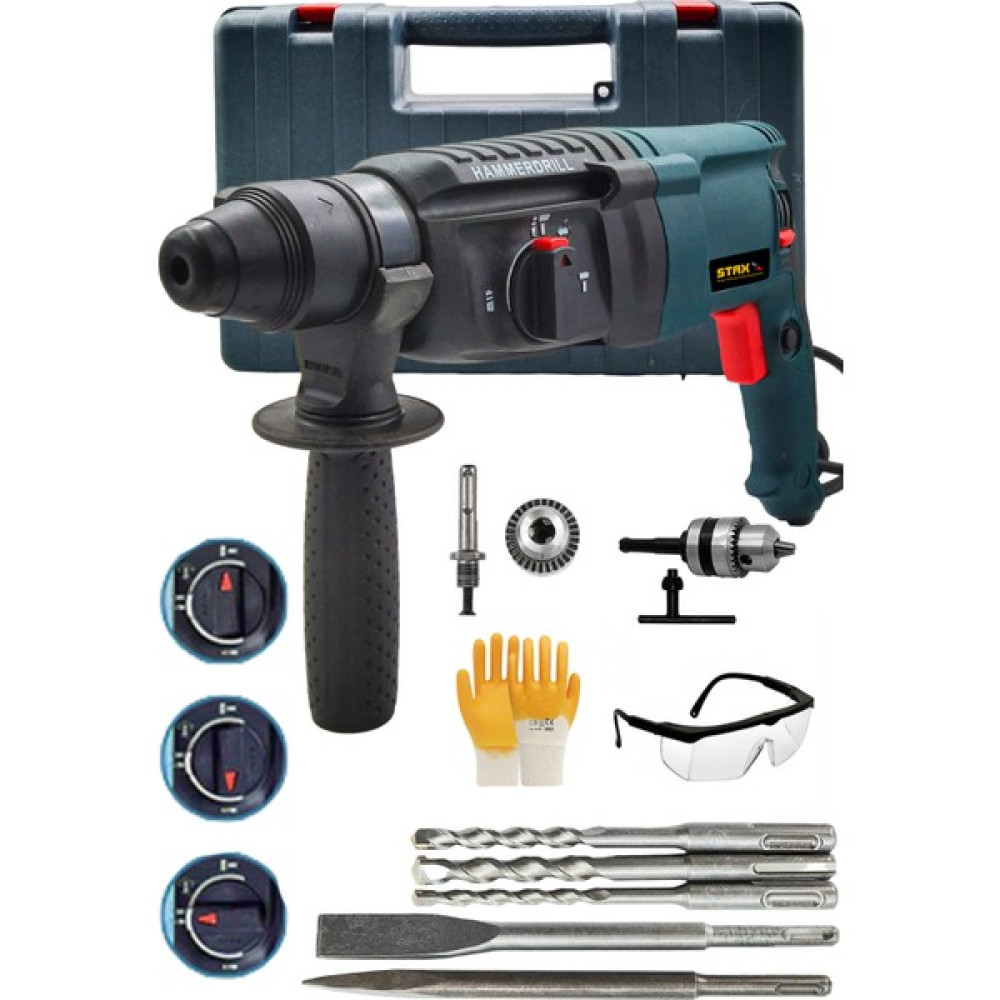 Staxx Power KD3085 Metal Dişli Şanzıman Kırıcı Delici Darbeli Matkap 2-26 mm Hiltı 3.5 J 850W + Mandren Hediye Kırıcı Deliciler & Kırıcılar Fiyatı