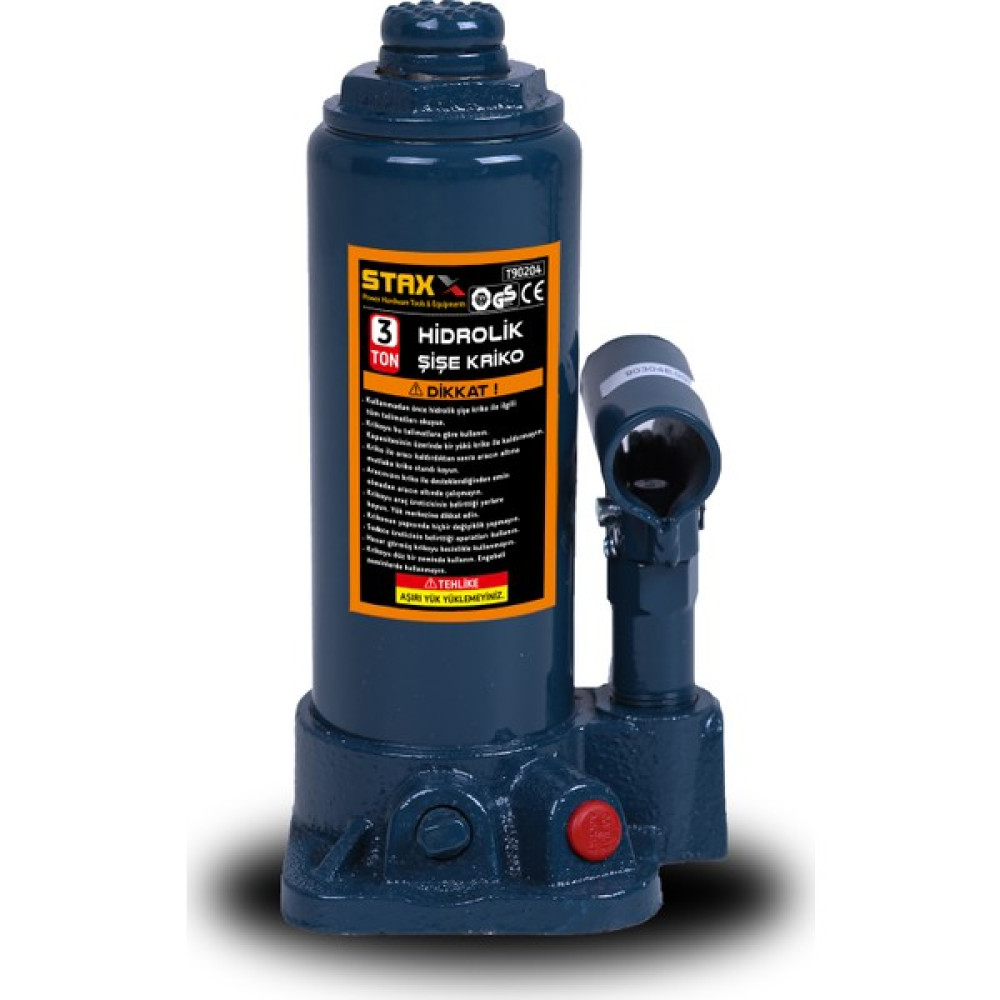 Staxx Power Pro 3 Ton Kapasiteli Araba Krikosu 5 Yıl Garantili Germany Quality 41.3 cm Max Trafik Malzemeleri Fiyatı