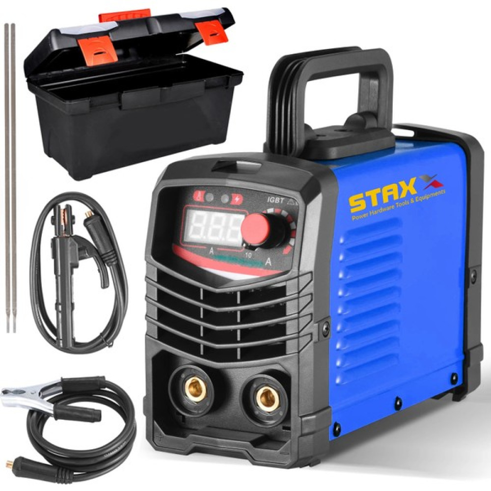 Staxx Power Super MMA200X 200 Amper Profesyonel Dijital Göstergeli Inverter Kaynak Makinesi Çantalı Set Kaynak Makineleri Fiyatı