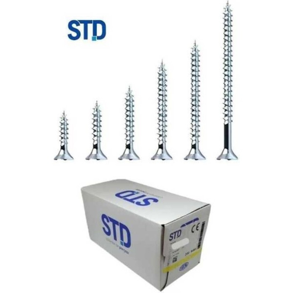 Std 5*60 Sunta Vidası 1000 Adet (STD560) Oto Boyaları Fiyatı