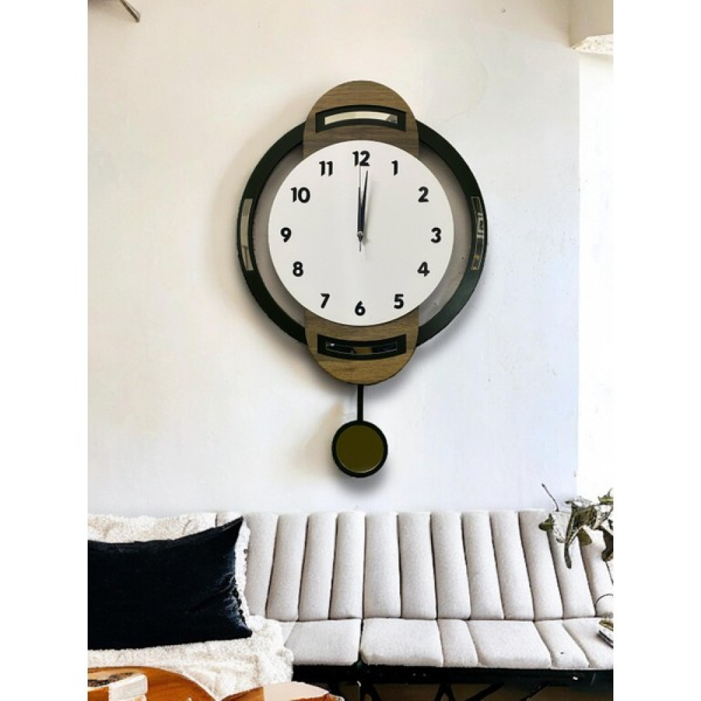 STE Desing Duvar Dekorasyon Saati,duvar Saati, Ahşap Saat, Sarkaçlı Saati Ahşap Sarkaçlı Duvar Saati,wall Clock Dekoratif Saat Fiyatı