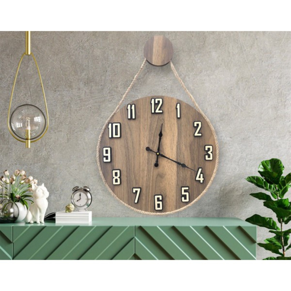 STE Desing Halatlı Dekoratif Ahşap,saat, Duvar Saat,duvar Saati,ahşap Saat,saat,wall Clock Dekoratif Saat Fiyatı