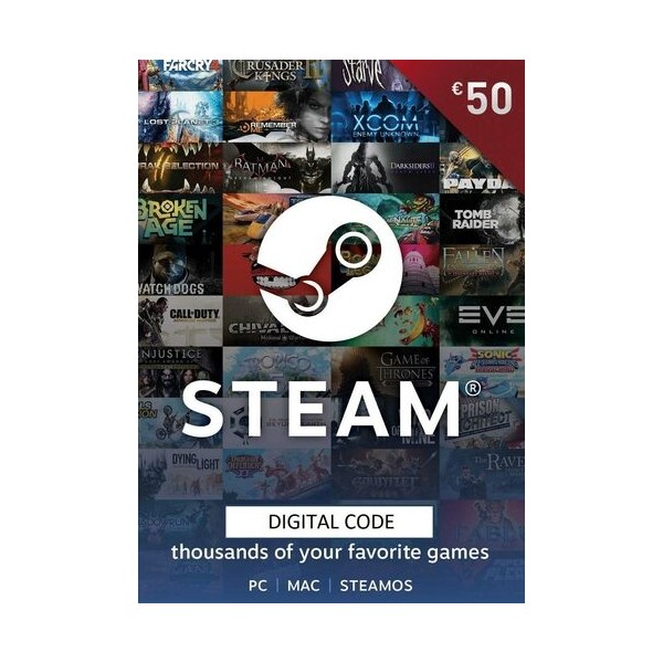Steam Gift Card 50 Euro Diğer Fiyatı
