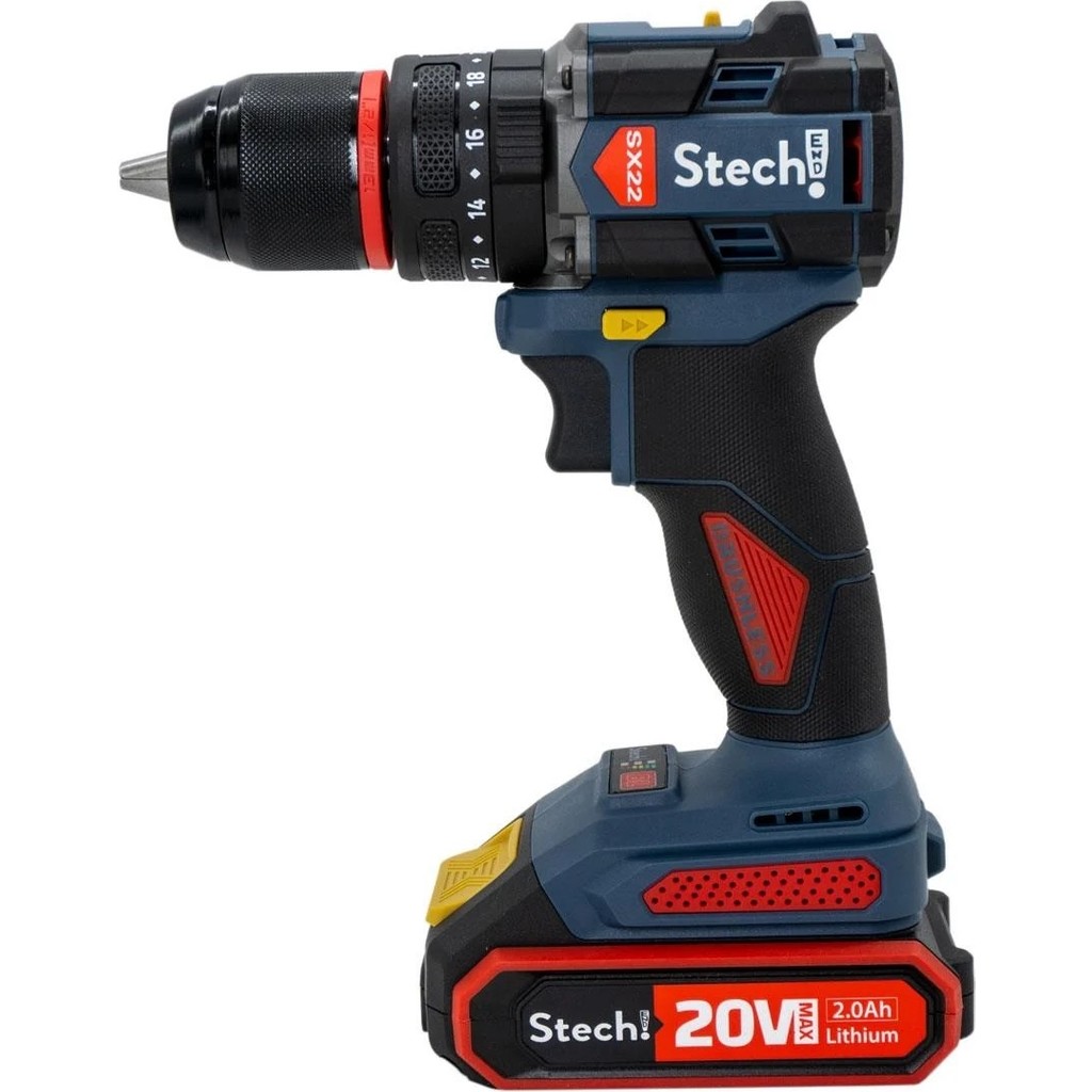 StechEnd SX22 20V Akülü Darbeli Matkap 2X2Ah Hafif ve Taşınabilir Yüksek Tork Özellikleriyle Matkaplar Fiyatı