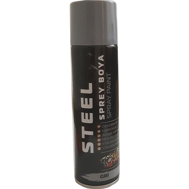 Steel Gri Sprey Boya 200 ml Diğer Fiyatı