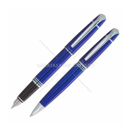 Steelpen 0025-DT Planet Mavi Dolma-Tükenmez Kalem Seti Kalem Seti Fiyatı