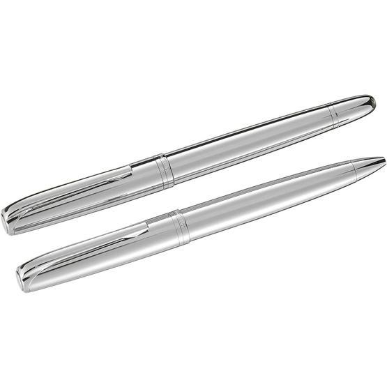 Steelpen 2357 Krom Dolma-Tükenmez Kalem Seti