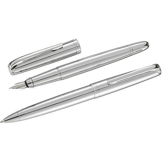 Steelpen 2357 Krom Dolma-Tükenmez Kalem Seti