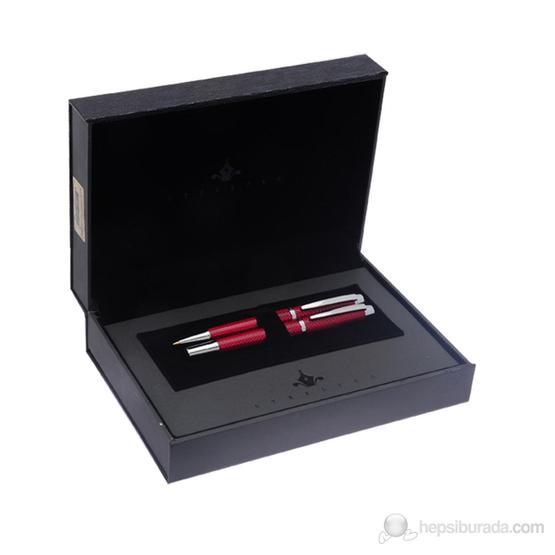 Steelpen 2714 World Bordo Dolma-Tükenmez Kalem Seti Kalem Seti Fiyatı