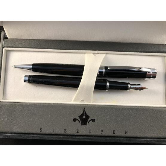 Steelpen 285S Galaxy Siyah Dolma-Tükenmez Kalem Seti Kalem Seti Fiyatı