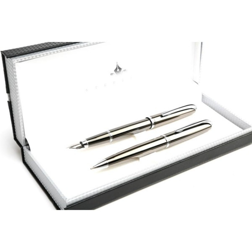 Steelpen Dolma ve Tükenmez Kalem Seti - Siyah - 1 Tükenmez Kalem Fiyatı