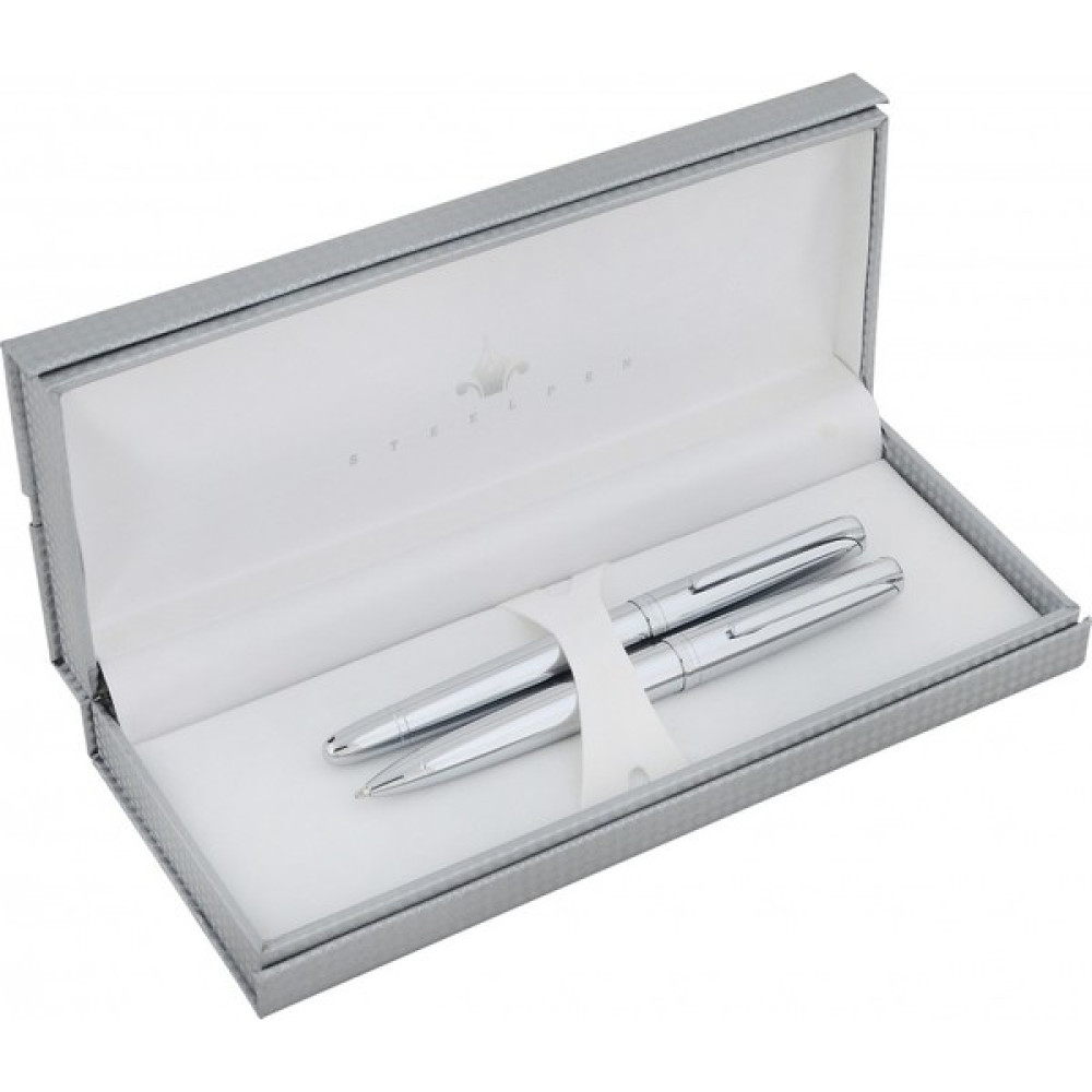 Steelpen Saturn Dolma & Tükenmez Kalem Seti Parlak Krom 2357 Tükenmez Kalem Fiyatı