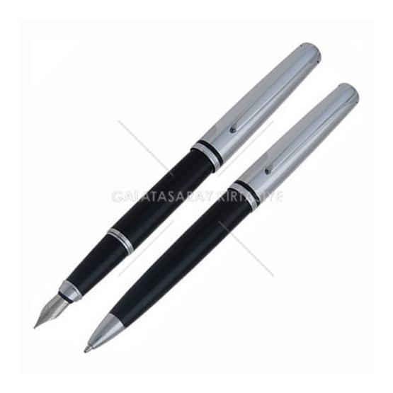 Steelpen Siyah Lake 2351 Krom Dolma Kalem ve Tükenmez