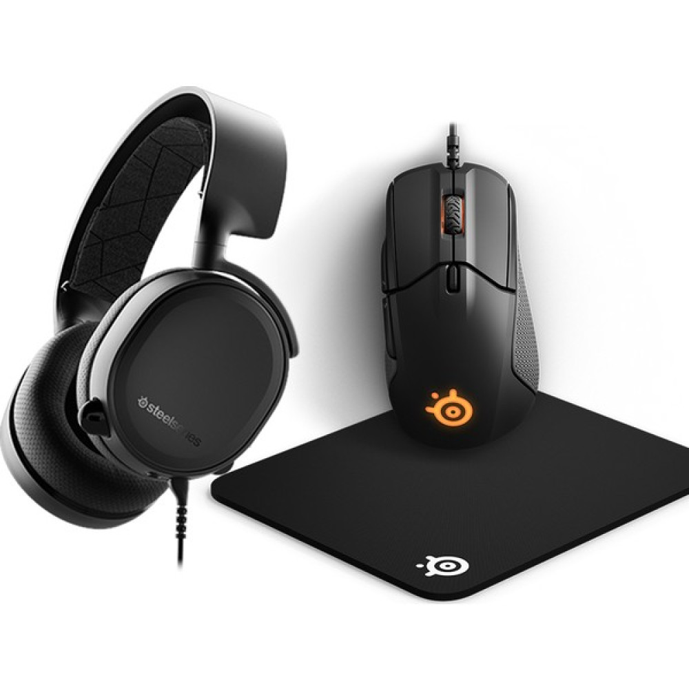 SteelSeries Arctis 3 2019 + Rival 310 Mouse + QCK Mass Mouse Pad Kulak Üstü Kulaklık Fiyatı