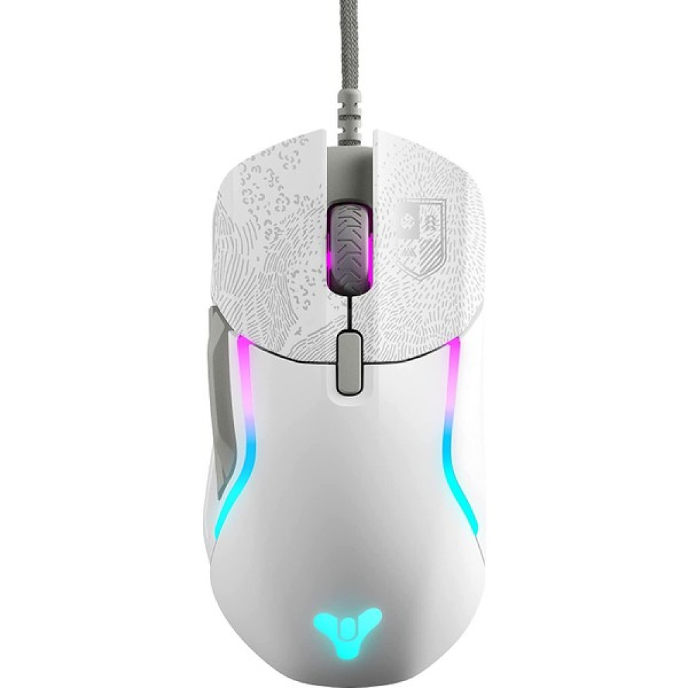 Steelseries Rival 5 Destiny 2 Edition Gaming Mouse - Beyaz - Gri Klavye - Mouse Fiyatı