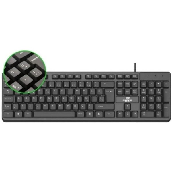 Steep Solid St-01 Kablolu Standart Ofis Klavyesi - Türkçe Q Klavye STEEPST01KLV Klavye - Mouse Fiyatı