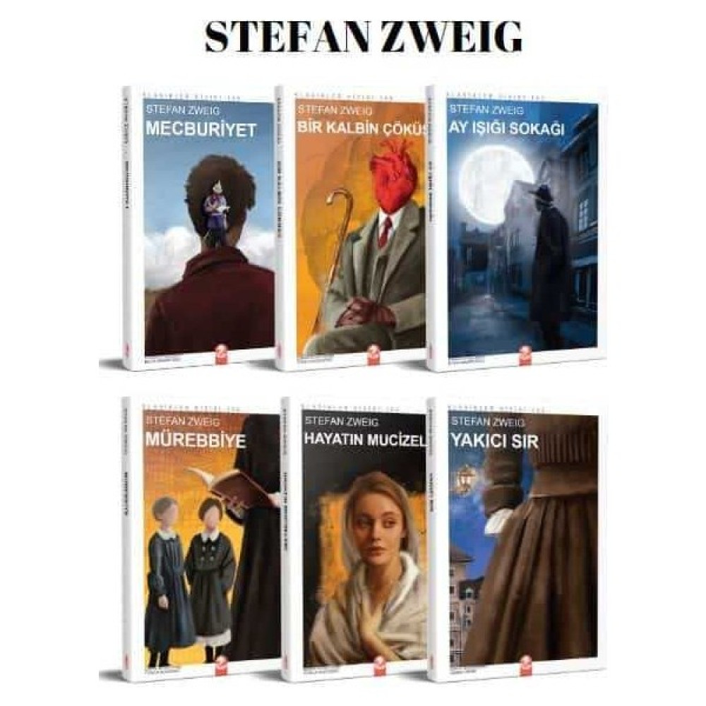 Stefan Zweig Seti - 2 6 Kitap Set - Hayır Dünya Edebiyatı Fiyatı