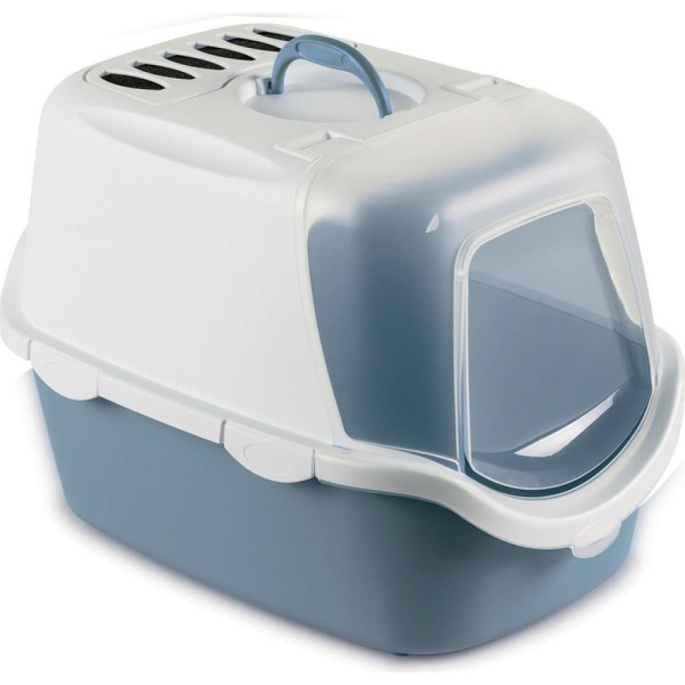 Stefanplast Cathy Easy Clean Mavi Kedi Tuvaleti 56X40X40CM 11 - 37 x 40 x 40 cm Evcil Hayvan Ürünleri Fiyatı