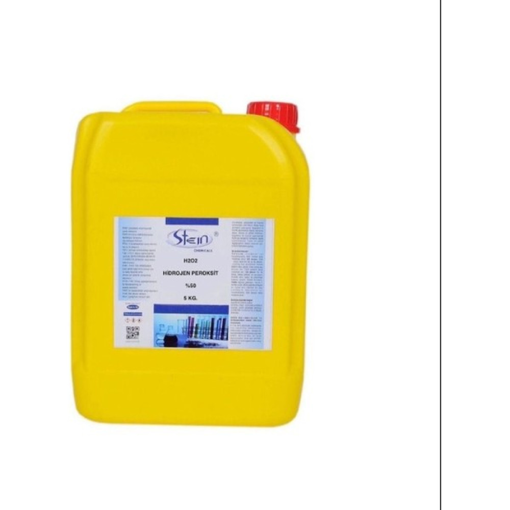 Stein H2O2 Saf Hidrojen Peroksit (%50) 5 Kg. - 5 lt Hijyen ve Temizlik Fiyatı