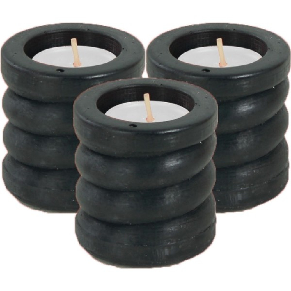 Stein Kohle Şamdan Dekoratif Mumluk Siyah Şamdan Set 3 Lü (Üçlü) Tealight ve Uzun Mum Uyumlu Spiral Model Şamdan Fiyatı