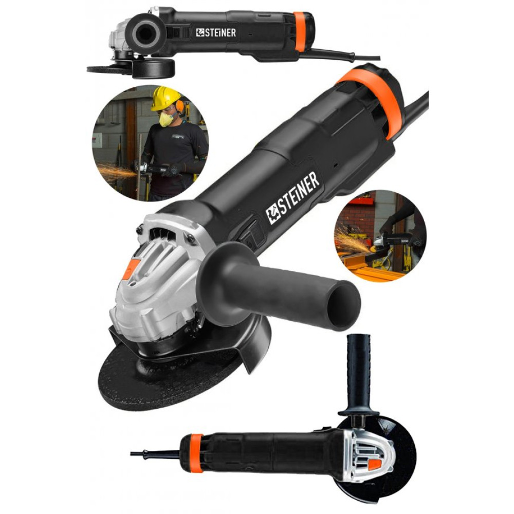 Steıner Alman 4200 W Metal Sanzuman Bakir Sargili Avuc Ici Taslama Demir Metal Kesme Makinesi Spiral 125 Mm Taşlama Makinesi Fiyatı