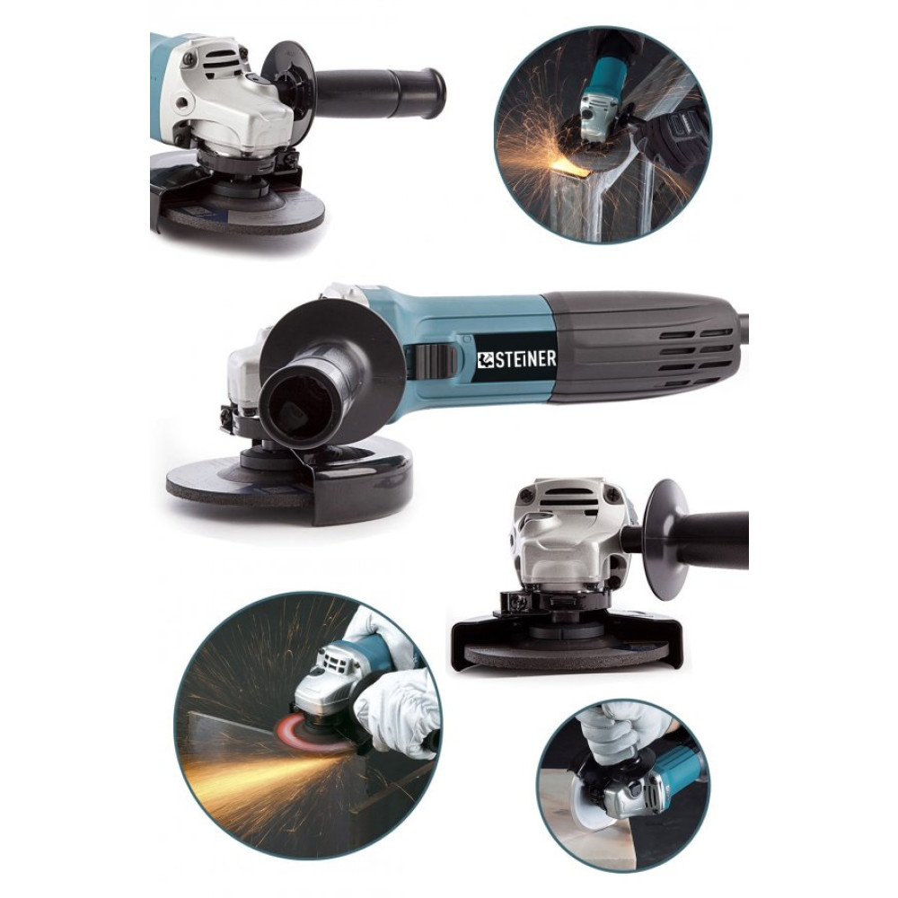 Steıner Germany Technology 2400 Watt Profesyonel Avuc Ici Spiral Taslama Makinesi 125 Mm Taşlama Makinesi Fiyatı