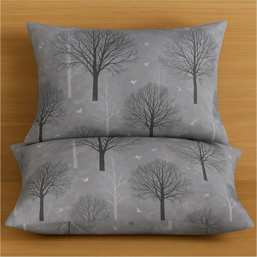 Stella Flavo Desenli Pamuklu Yastık Kılıfı 2 Adet 50 x 70CM - Antrasit - 50 x 70 Yastık Kılıfı Fiyatı