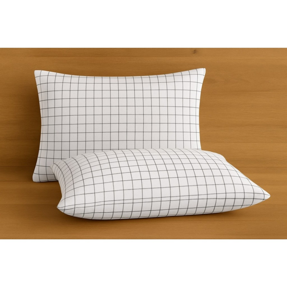 Stella Flavo Desenli Pamuklu Yastık Kılıfı 2 Adet 50 x 70CM - Siyah - 50 x 70 Yastık Kılıfı Fiyatı